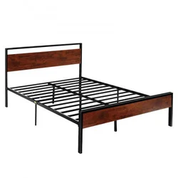 VEVOR Postelja okvir queen size platforma 2135x1535x99 cm črna