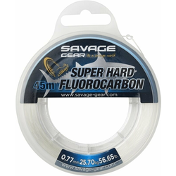 SAVAGE GEAR FLUOROCARBON SG SUPER HARD 0/77MM / 45M