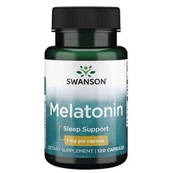 Swanson Melatonin, 3 mg, 60 Kapsula – Podrška Zdravom Snu