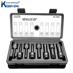 Kuanteng Set imbus nasadnih ključeva za udarni odvijač, 1/2, 5-19mm