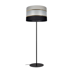 Podna lampa CORAL 1xE27/60W/230V crna/siva