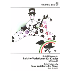 KABALEWSKI D.:5 LEICHTE VARIATIONEN OP.51 VOL.2