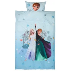 Set dečje posteljine FROZEN 140x200 svetlo plava