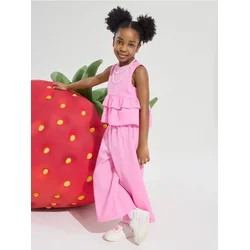Sinsay - Komplet: bluza i pantalone - roze
