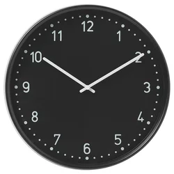 BONDIS Zidni sat, crna, 38 cm