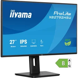 IIYAMA Monitor LED XB2792HSU-B1 27 IPS 1920x1080 4-side slim bezel 120Hz 300cd 1500:1 3ms HDMI DP USB HUB Full Ergo