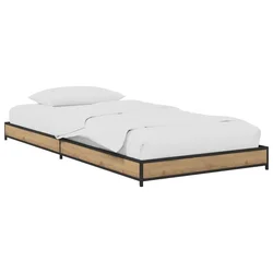 Vidaxl Konstrukcija postelje Artisan hrast 80 x 200 cm Inženirski les
