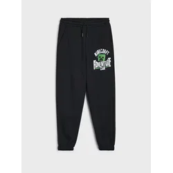 Sinsay - Donji deo trenerke loose jogger Minecraft - crno