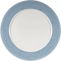 CHURCHILL Isla ocean blue plitvi krožnik, premer: 305 mm (12 kos)