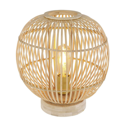 Globo 15368T - Stona lampa HILDEGARD 1xE27/60W 230V bambus