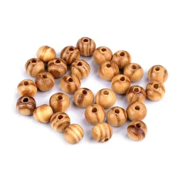 Lesene kroglice Trakovi O8 mm - svetli bor (10 g)