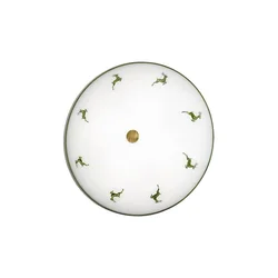 Kolarz 731.U14.4.100 - plafonsko svetlo NONNA 4xE27/60W/230V, prečnika 54 cm, zelena/mesing