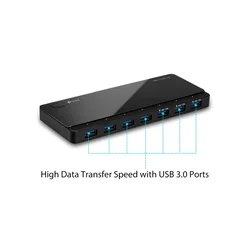 TP-LINK Adapter UH700 prenosni HUB/7xUSB 3.0/napajanje crni