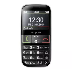 EMPORIA mobilni telefon Euphoria, Black