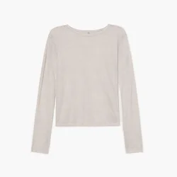 Cropp - Majica z dolgimi rokavi - light grey
