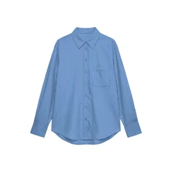 VERO MODA Bluza VMEDEN modra/bela