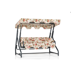HANAH HOME Baštenska ljuljaška trosed Ruta 10 Multicolor