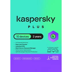 Kaspersky Plus (2 Years / 10 Devices) Key EUROPE