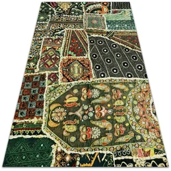 Decormat Zunanja preproga Patchwork v turškem slogu 100x150 cm