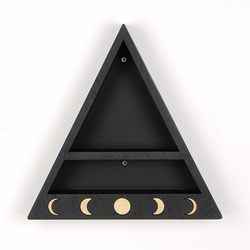 Hanah Home Zidna polica Cry001-S, 30x30x6 cm, Crna