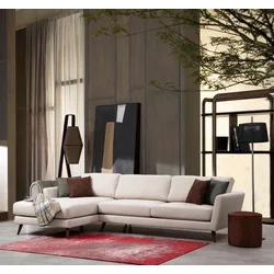 Atelier del Sofa Ugaona garnitura Mayorka 93x85x303cm Bež