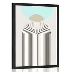 Plakat mavrica prihodnosti Mid-Century - 40x60 no frame