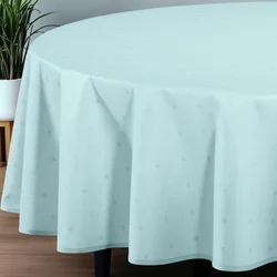 Stolnjak Ovalnog oblika 160x220cm Light blue cube ( VLK0001360-lightbluecube- )