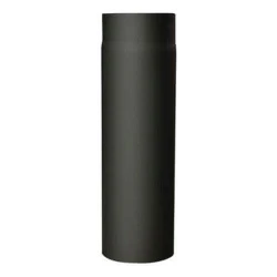 Dimna cev z odprtino 120mm/250 t.1,5mm BLACK