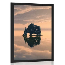 Plakat skala pod oblaki - 20x30 no frame