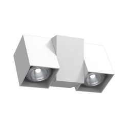 Brosline 2295 - Zidna spot svetiljka CUBE 2xGU10/10W/230V bela