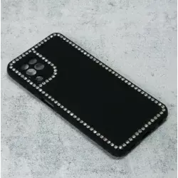 TELEMPIRE Maska za Samsung A225F Galaxy A22 4G Frame Cirkon crna