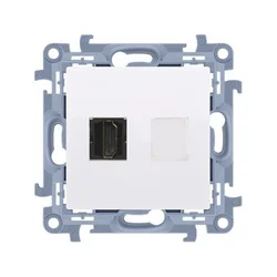 HDMI vtičnica ver. 1.4 (modul), bela, SIMON10