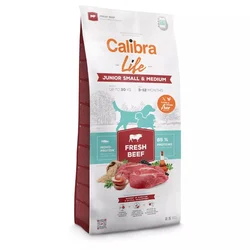 Calibra Dog Life Junior Small&Medium Fresh Beef 2,5kg