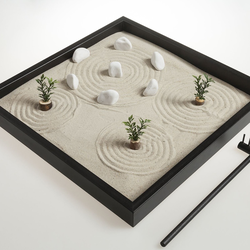 RADIONICA BLINK Zen bašta, 28x28, Crna