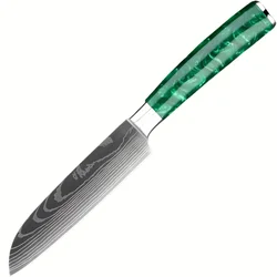 Kuhinjski nož BL-39282 - Mali Santoku / Zelena KP39282
