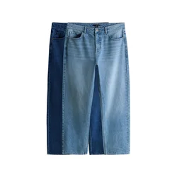 The Set Kavbojke moder denim/temno modra