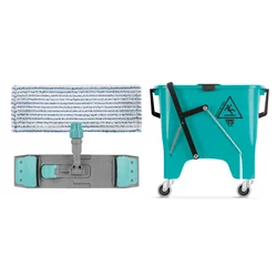TTS KIT SQUIZZY ROLL Set za čišćenje,Kanta i drška, 15l, Zelena