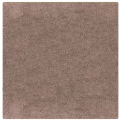 Protuklizni Shaggy Tepih Smeđa 120 x 120 cm PP