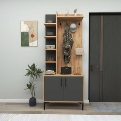 HANAH HOME Julendor Atlantic Pine Anthracite
