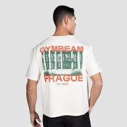 GymBeam Prague T-shirt Cream