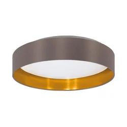 Eglo Maserlo 2 spot/1, led, 24w, prečnik 380, kapučino/zlatna
