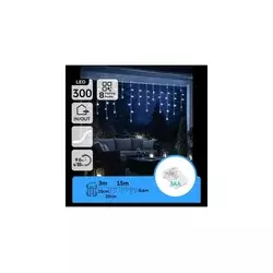 Aigostar - LED spoljašnje božićne lampice 300xLED/8 funkcija 3xAA 18x06m IP44 hladne bele