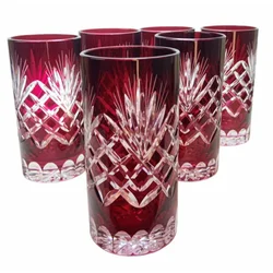 Marika Ruby Crystal kozarci za vodo in pijačo 320 ml ananas