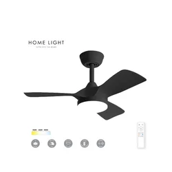 HOME LIGHT FD220 Bryce Plafonski ventilator crni