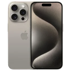 APPLE obnovljen pametni telefon iPhone 15 Pro 8GB/512GB, Natural Titanium