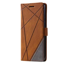 Rjava Flip Line torbica (Xiaomi Redmi 13C 5G)
