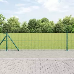 Euro Ograđivanje s Betonskom Bazom 50 x 0,6 m Zelena Mreža