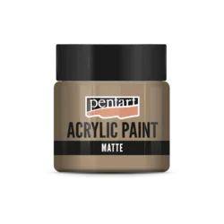 Akrilna barva mat - 50 ml - temni pesek