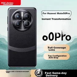 Divi Maska za mobilni telefon Huawei Mate 50 Pro, Crna