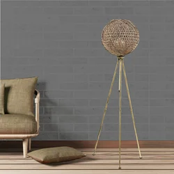 Opviq Podna lampa Pied, 138 cm, E27, Crna